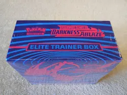 Nice Factory Sealed Pokemon Darkness Ablaze Elite Trainer Box With Acrylic Case 820650807312 - Image 4