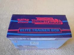Nice Factory Sealed Pokemon Darkness Ablaze Elite Trainer Box With Acrylic Case 820650807312 - Image 5