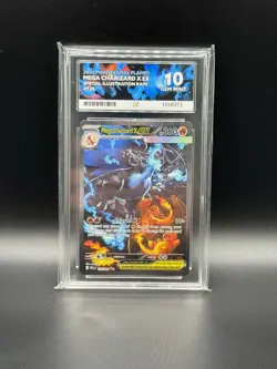 Pokemon MEGA CHARIZARD X EX SIR 125/094 ACE Gem Mint 10 - Image 1