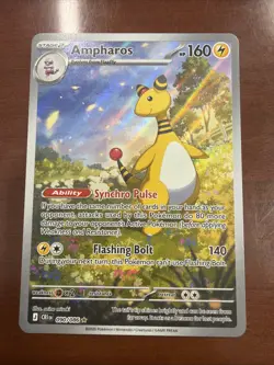 Ampharos 090/086 Illustration Rare Pokemon TCG: Chaos Rising - English NM Fresh - Image 1