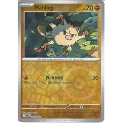 MANKEY - POKEMON TCG - DESTINED RIVALS - REVERSE HOLO - 090/182 - Image 1