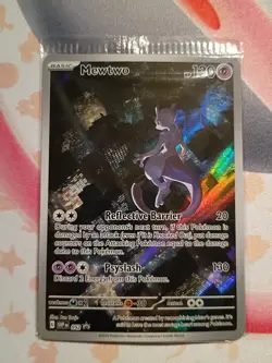 Mewtwo SVP 052 Pokemon TCG Scarlet & Violet 151 Black Star Promo SEALED - Image 1
