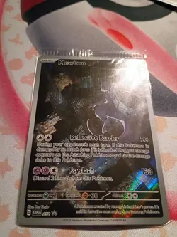 Mewtwo SVP 052 Pokemon TCG Scarlet & Violet 151 Black Star Promo SEALED - Image 4