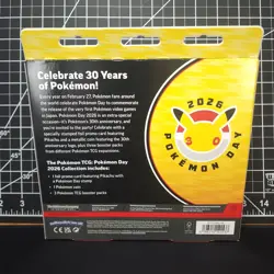 Pokemon TCG: Pokemon Day 2026 Collection Box - 30th Anniversary ~ Factory Sealed - Image 2