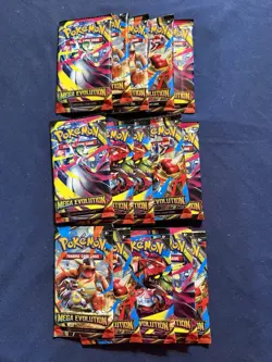 15x Pokemon TCG Mega Evolution Base Set ME01 Booster Pack Lot - Factory Sealed - Image 1