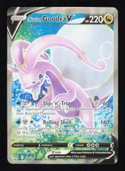 Hisuian Goodra V 187/196 Holo Lost Origin Pokemon Near Mint - Image 1