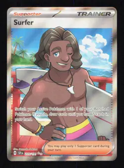 Surfer 235/191 Holo Surging Sparks Pokemon Near Mint - Image 1