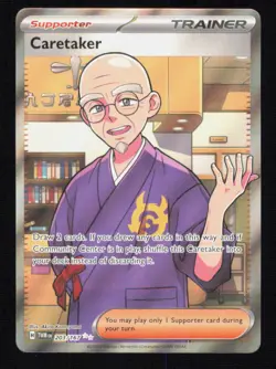Caretaker 203/167 Holo Twilight Masquerade Pokemon Near Mint - Image 1