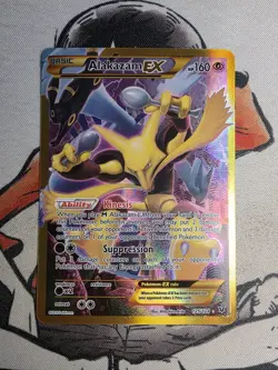 Alakazam EX 125/124 2016 Pokemon Fates Collide Secret Rare Full Art MINT Card - Image 1