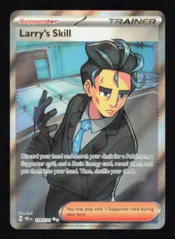 Larry's Skill 139/131 Holo Prismatic Evolutions Pokemon Near Mint - Image 1