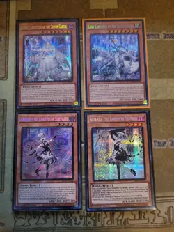 YUGIOH LOVELY LABRYNTH OF THE SILVER CASTLE + ARIANNA + ARIANE + LADY LABRYNTH - Image 1