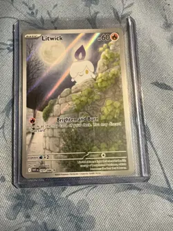 Litwick 101/086 - SV: White Flare Pokemon Card NM Holo - Image 1