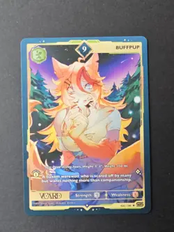 Buffpup 9 Non-Holo Card First 1st Edition Rising Stars GamerSupps VCard 026/190 - Image 1