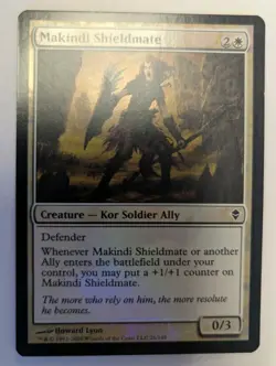 Makindi Shieldmate Zendikar Foil - MTG - Image 1