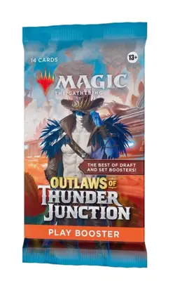 MTG Outlaws of Thunder Junction - Play Booster Pack - BOX FRESH FACTORY SEALED 195166251646 - Image 1