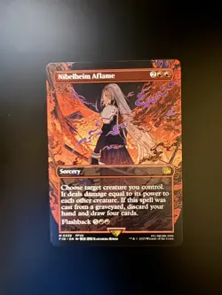 MTG Final Fantasy English Nibelheim Aflame Borderless 0339 Non-Foil - Image 1