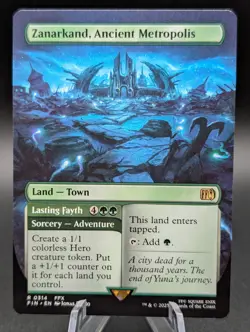 MTG: Zanarkand Ancient Metropolis | Borderless | Final Fantasy | NM Pack Fresh | - Image 1