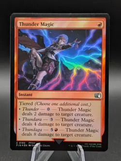 MTG: Thunder Magic | Foil | Final Fantasy | NM Pack Fresh | - Image 1