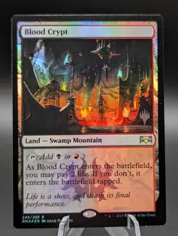 MTG: Blood Crypt | Foil | Ravnica Allegiance Promo | NM| - Image 1