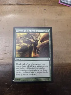 MTG 1x Triumph of the Hordes 123 The List - New Phyrexia Magic Gathering x1 NM - Image 1
