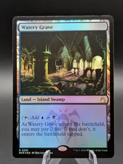 MTG: Watery Grave | Foil | Ravnica Remastered | NM| - Image 1