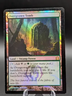 MTG: Overgrown Tomb | Foil | Return to Ravnica | LP| - Image 1