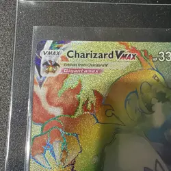 Pokemon 2020 Champions Path Charizard VMAX 074/073 Secret Rare Full Art Holo - Image 2
