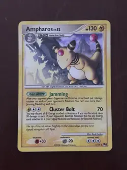 AMPHAROS 1/17 HOLO POP Series 7 2008 Pokemon TCG MP - Image 1
