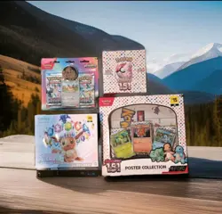 Pokemon 151 booster poster, Japanese 151 box amd Prismatic Evolutions ETB lot✅ - Image 1