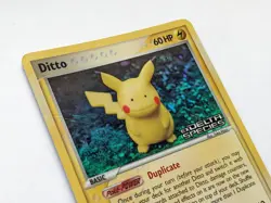 2005 Pokemon Ex Delta Species #39 Ditto (Pikachu) - Stamped Reverse Holo Foil - Image 4
