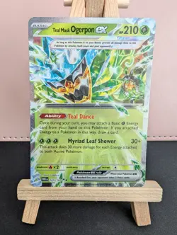 Teal Mask Ogerpon ex 025/167 - Twilight Masquerade TWM - NM - Pokemon TCG - Image 1