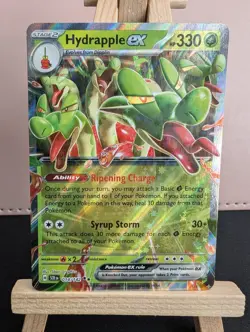 Hydrapple EX 014/142 Sv07: Stellar Crown Holo Pokemon Card Double Rare TCG - Image 1