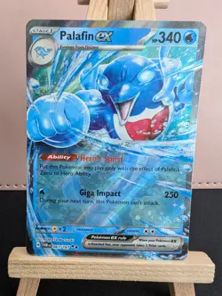 Palafin EX 061/167 S&V Twilight Masquerade TWM Holo Double Rare Pokemon Card - Image 1