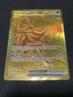 Pokemon Prismatic Evolutions - WALKING WAKE EX - GOLD HYPER RARE - 178/131 - NM - Image 1