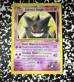 Pokemon TCG Sabrina's Gengar Gym Challenge 29/132 Rare - Image 1