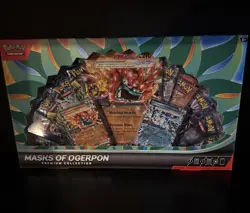 Pokemon TCG Masks of Ogerpon Premium Collection Box Sealed New - Image 1