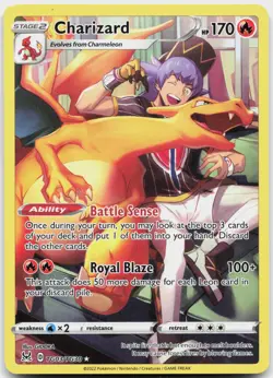 Charizard TG03/TG30 Holo Lost Origin Trainer Gallery Pokemon Holo NM - Image 1
