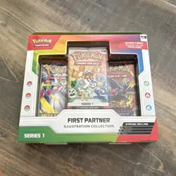 Pokemon TCG First Partner Illustration Collection Series 1 Box, English Sealed - Image 1