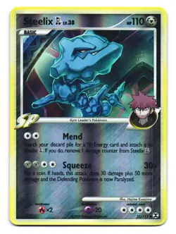 Steelix GL 51/111 Uncommon Rising Rivals Pokemon Reverse Holo LP - Image 1