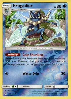 Frogadier 23/131 Uncommon Forbidden Light Pokemon Reverse Holo Near Mint - Image 1