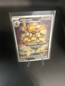 Pokemon TCG Alakazam 9/25 MEP: Mega Evolution Black Star Promo - Image 1