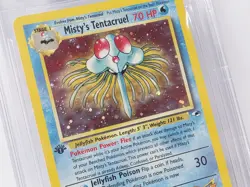 POKEMON GYM HEROES 1ST EDITION #10 MISTYS TENTACRUEL HOLO BGS 9 NICE!!!!!! - Image 3