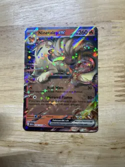 Ninetails EX 038/165 - Pokemon TCG S&V 151 - NM Double Rare HOLO - Image 1
