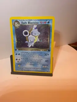 Pokemon Dark Blastoise Holo 3/82 1999-2000 Rocket 1st Edition - Image 1