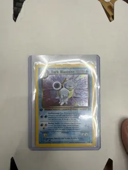 Pokemon Dark Blastoise Holo 3/82 1999-2000 Rocket 1st Edition - Image 3