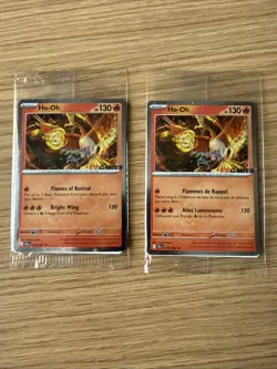 2 - Ho-Oh EB GAMES PROMO SEALED English & French! 10/86 Rare Pokemon TCG Stamped - Image 1