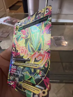 M Rayquaza EX 105/108 Roaring Skies Full Art Ultra Rare Holo Pokemon TCG MP 2015 - Image 5