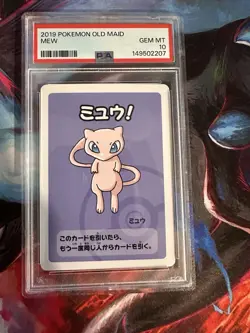 2019 Mew Old Maid Baba Nuki Japanese Pokemon, PSA 10 Gem Mint - Image 1