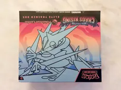 Pokemon Center Chaos Rising ETB Sealed - Box Damage / Wrap Tear - Read - Image 2