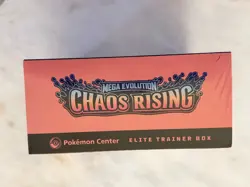 Pokemon Center Chaos Rising ETB Sealed - Box Damage / Wrap Tear - Read - Image 5
